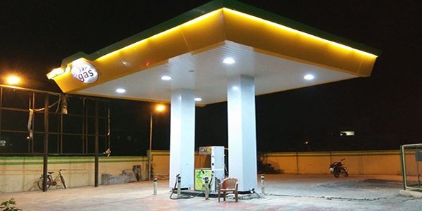 Go gas Petrol Pupm canopy